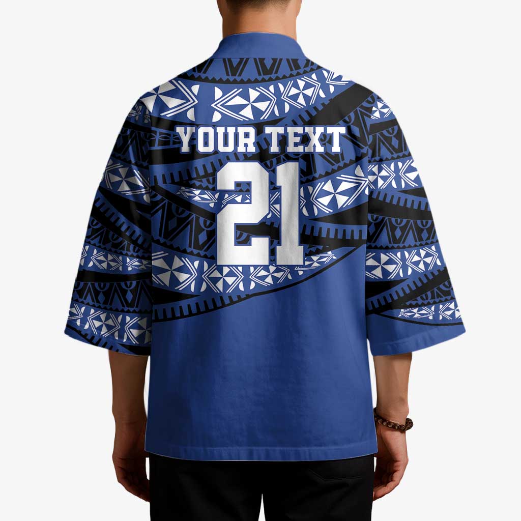 Fiji Rugby Pacific Custom Kimono Pasifika Tapa Pattern LT9 - Polynesian Pride