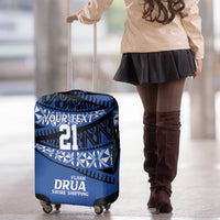 Fiji Rugby Pacific Custom Luggage Cover Pasifika Tapa Pattern LT9 - Polynesian Pride