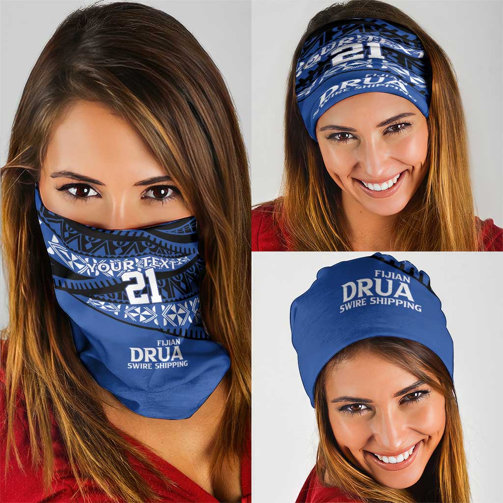 Fiji Rugby Pacific Custom Neck Gaiter Pasifika Tapa Pattern LT9 - Polynesian Pride