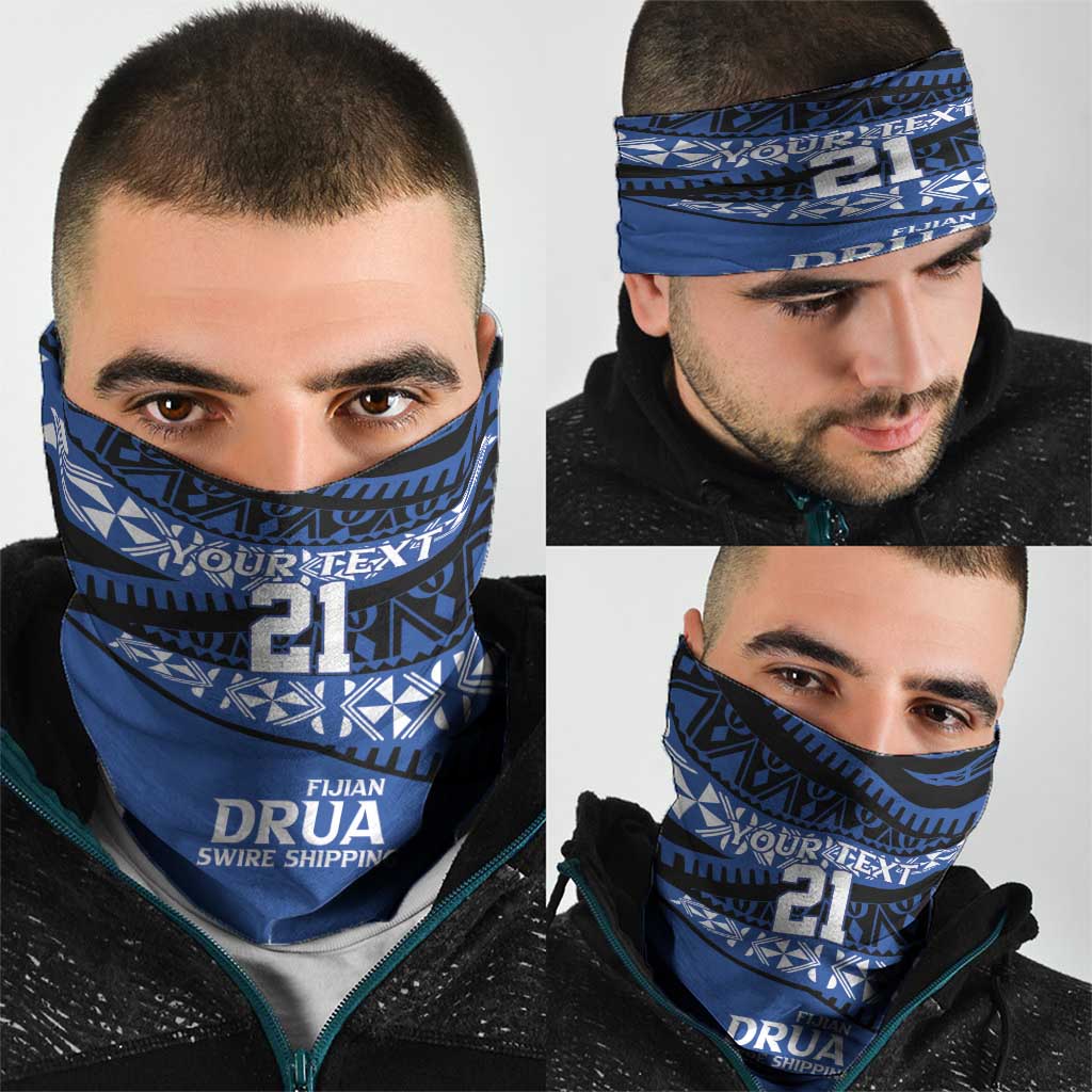 Fiji Rugby Pacific Custom Neck Gaiter Pasifika Tapa Pattern LT9 - Polynesian Pride