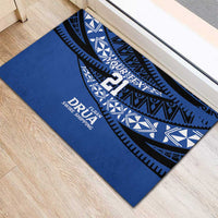 Fiji Rugby Pacific Custom Rubber Doormat Pasifika Tapa Pattern LT9 - Polynesian Pride