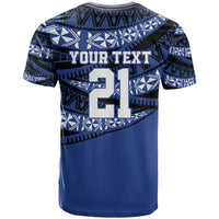 Fiji Rugby Pacific Custom T Shirt Pasifika Tapa Pattern LT9 - Polynesian Pride