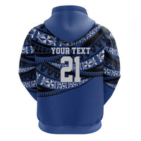 Fiji Rugby Pacific Custom Zip Hoodie Pasifika Tapa Pattern LT9 - Polynesian Pride