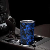 Blue Hawaiian Kakau Turtle Tumbler Cup Polynesian Tribal LT9 - Polynesian Pride
