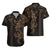 Hawaiian Tribal Hawaiian Shirt Polynesian Kakau Turtle - Gold LT9 - Polynesian Pride