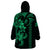 Hawaiian Tribal Wearable Blanket Hoodie Polynesian Kakau Turtle - Green LT9 - Polynesian Pride