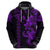 Hawaiian Tribal Hoodie Polynesian Kakau Turtle Purple LT9 - Polynesian Pride