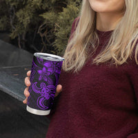 Purple Hawaiian Kakau Turtle Tumbler Cup Polynesian Tribal LT9 - Polynesian Pride