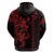 Hawaiian Tribal Hoodie Polynesian Kakau Turtle Red LT9 - Polynesian Pride