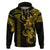 Hawaiian Tribal Hoodie Polynesian Kakau Turtle Yellow LT9 Yellow - Polynesian Pride