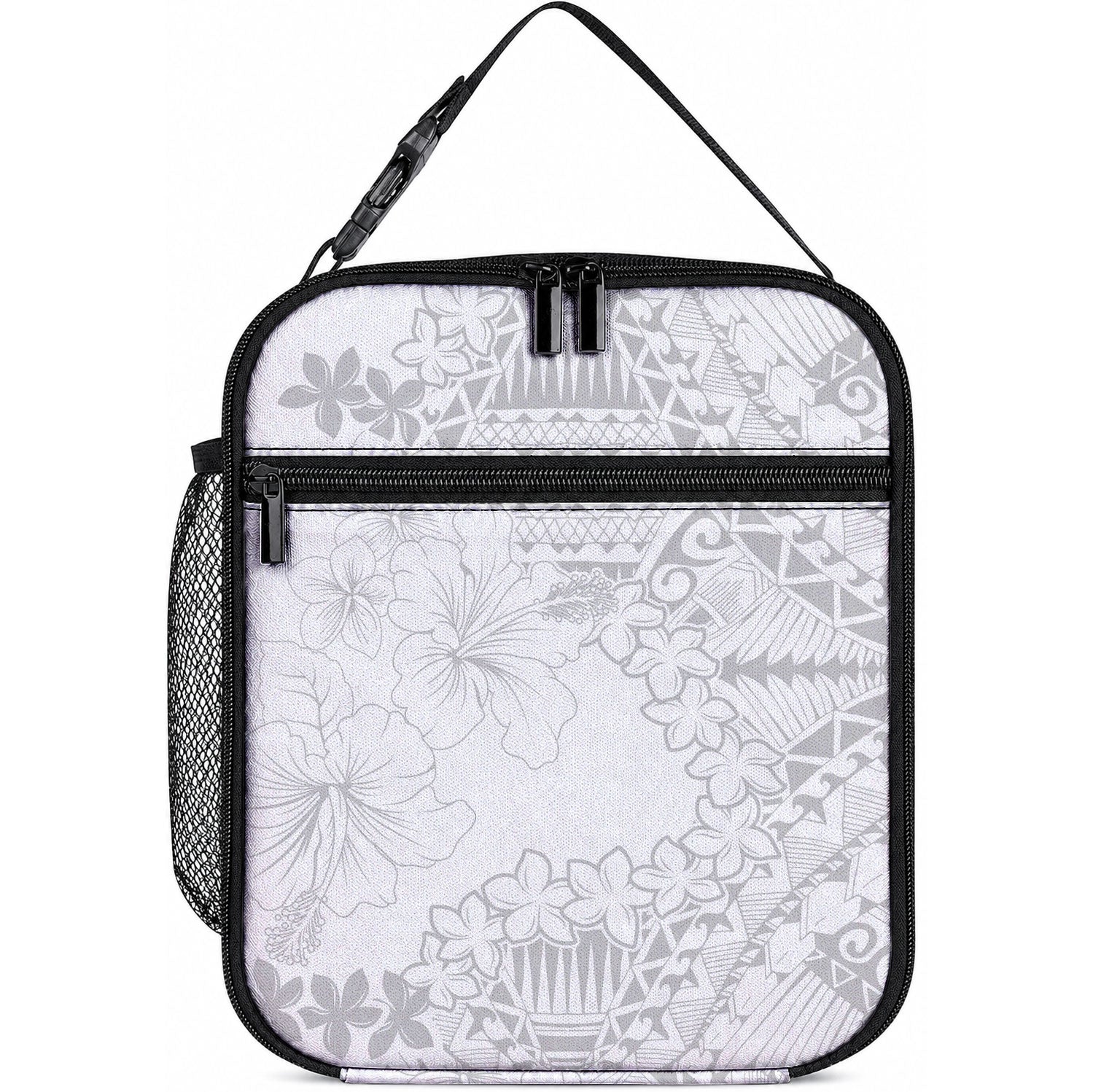 American Samoa Lotu Tamaiti Lunch Bag White Sunday Plumeria White Vibe