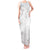 American Samoa Lotu Tamaiti Tank Maxi Dress White Sunday Plumeria White Vibe