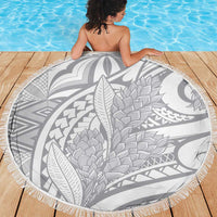 Lotu Tamaiti Samoa Siapo Beach Blanket White Sunday With Teuila Torch Ginger LT9 - Polynesian Pride