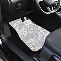 Lotu Tamaiti Samoa Siapo Car Mats White Sunday With Teuila Torch Ginger LT9 - Polynesian Pride