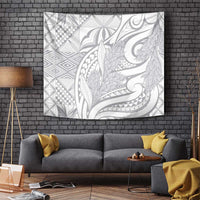 Lotu Tamaiti Samoa Siapo Tapestry White Sunday With Teuila Torch Ginger LT9 - Polynesian Pride