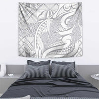 Lotu Tamaiti Samoa Siapo Tapestry White Sunday With Teuila Torch Ginger LT9 - Polynesian Pride
