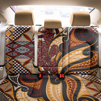Vintage Samoa Siapo Back Car Seat Cover With Teuila Torch Ginger LT9 - Polynesian Pride