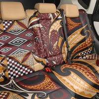 Vintage Samoa Siapo Back Car Seat Cover With Teuila Torch Ginger LT9 - Polynesian Pride