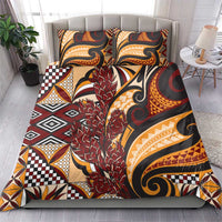 Vintage Samoa Siapo Bedding Set With Teuila Torch Ginger LT9 - Polynesian Pride