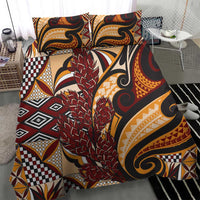 Vintage Samoa Siapo Bedding Set With Teuila Torch Ginger LT9 - Polynesian Pride