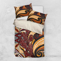 Vintage Samoa Siapo Bedding Set With Teuila Torch Ginger LT9 US Twin 172cm x 218cm Art - Polynesian Pride