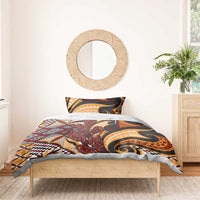 Vintage Samoa Siapo Bedding Set With Teuila Torch Ginger LT9 - Polynesian Pride