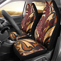 Vintage Samoa Siapo Car Seat Cover With Teuila Torch Ginger LT9 - Polynesian Pride