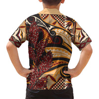 Vintage Samoa Siapo Kid Hawaiian Shirt With Teuila Torch Ginger LT9 - Polynesian Pride