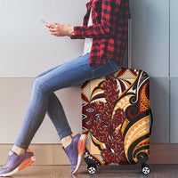 Vintage Samoa Siapo Luggage Cover With Teuila Torch Ginger LT9 - Polynesian Pride