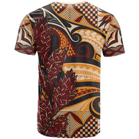 Vintage Samoa Siapo T Shirt With Teuila Torch Ginger LT9 - Polynesian Pride