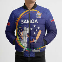 Custom Cricket Samoa East Asia-Pacific Bomber Puffer Jacket Samoa Storming the Limits LT9 - Polynesian Pride