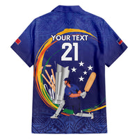Custom Cricket Samoa East Asia-Pacific Hawaiian Shirt Samoa Storming the Limits LT9 - Polynesian Pride