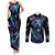 polynesia-ribbon-butterflies-couples-matching-tank-maxi-dress-and-long-sleeve-button-shirts-silver-fern-breast-cancer-with-papua-shell-pattern