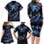 polynesia-ribbon-butterflies-family-matching-long-sleeve-bodycon-dress-and-hawaiian-shirt-silver-fern-breast-cancer-with-papua-shell-pattern