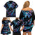 polynesia-ribbon-butterflies-family-matching-off-shoulder-short-dress-and-hawaiian-shirt-silver-fern-breast-cancer-with-papua-shell-pattern