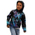 Personalised Polynesia Ribbon Butterflies Kid Hoodie Silver Fern Breast Cancer With Papua Shell Pattern LT9 - Polynesian Pride