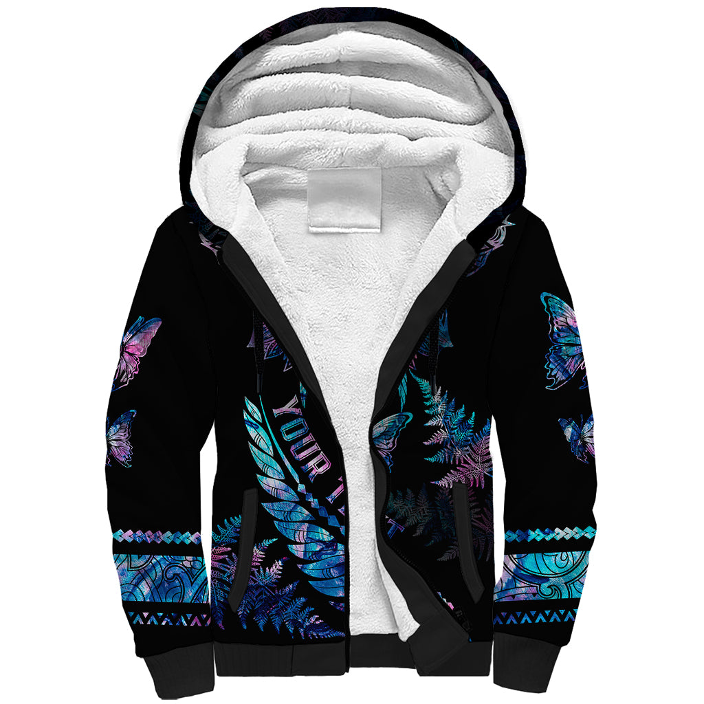 personalised-polynesia-ribbon-butterflies-sherpa-hoodie-silver-fern-breast-cancer-with-papua-shell-pattern