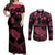 personalised-polynesian-turtle-ribbon-couples-matching-off-shoulder-maxi-dress-and-long-sleeve-button-shirts-think-pink-breast-cancer-with-pacific-hibiscus