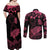 personalised-polynesian-turtle-ribbon-couples-matching-off-shoulder-maxi-dress-and-long-sleeve-button-shirts-think-pink-breast-cancer-with-pacific-hibiscus