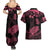 personalised-polynesian-turtle-ribbon-couples-matching-summer-maxi-dress-and-hawaiian-shirt-think-pink-breast-cancer-with-pacific-hibiscus