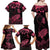 personalised-polynesian-turtle-ribbon-family-matching-off-shoulder-maxi-dress-and-hawaiian-shirt-think-pink-breast-cancer-with-pacific-hibiscus