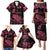 Personalised Polynesian Turtle Ribbon Family Matching Puletasi Dress and Hawaiian Shirt Think Pink Breast Cancer With Pacific Hibiscus LT9 - Polynesian Pride