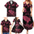 personalised-polynesian-turtle-ribbon-family-matching-summer-maxi-dress-and-hawaiian-shirt-think-pink-breast-cancer-with-pacific-hibiscus