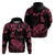 Personalised Polynesian Turtle Ribbon Hoodie Think Pink Breast Cancer With Pacific Hibiscus LT9 - Polynesian Pride