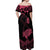 personalised-polynesian-turtle-ribbon-off-shoulder-maxi-dress-think-pink-breast-cancer-with-pacific-hibiscus