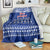 Toa Samoa Christmas Blanket Samoa Siva Tau Manuia Le Kerisimasi Blue Vibe LT9 - Polynesian Pride