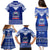 Toa Samoa Christmas Family Matching Puletasi Dress and Hawaiian Shirt Samoa Siva Tau Manuia Le Kerisimasi Blue Vibe LT9 - Polynesian Pride