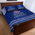 Toa Samoa Christmas Quilt Bed Set Samoa Siva Tau Manuia Le Kerisimasi Blue Vibe LT9 - Polynesian Pride