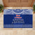 Toa Samoa Christmas Rubber Doormat Samoa Siva Tau Manuia Le Kerisimasi Blue Vibe LT9 - Polynesian Pride