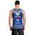 Personalised Toa Samoa Christmas Men Tank Top Samoa Siva Tau Manuia Le Kerisimasi Blue Vibe LT9 - Polynesian Pride